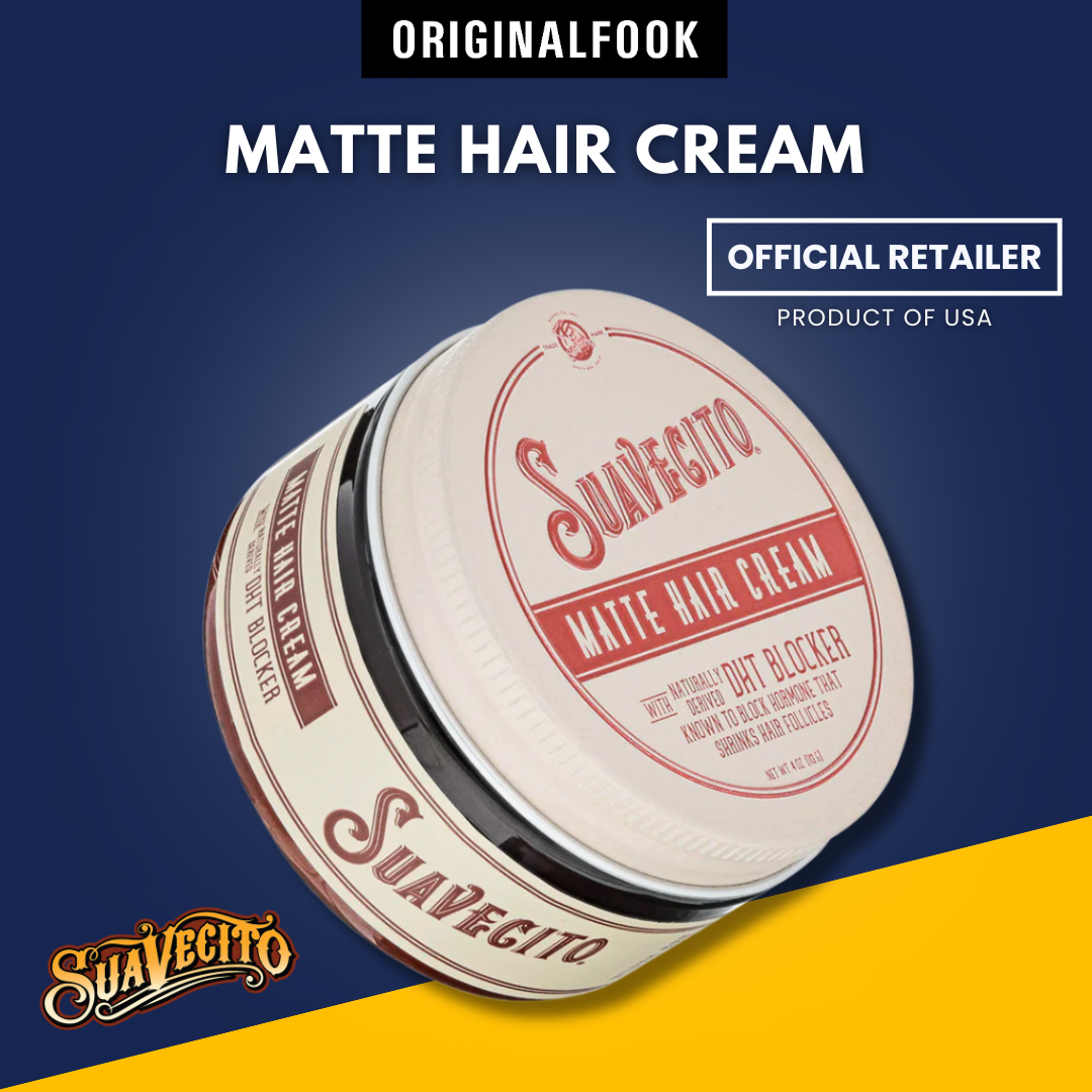 Suavecito Matte Hair Cream with DHT Blocker SUAVECITO SUAVECITO - originalfook singapore