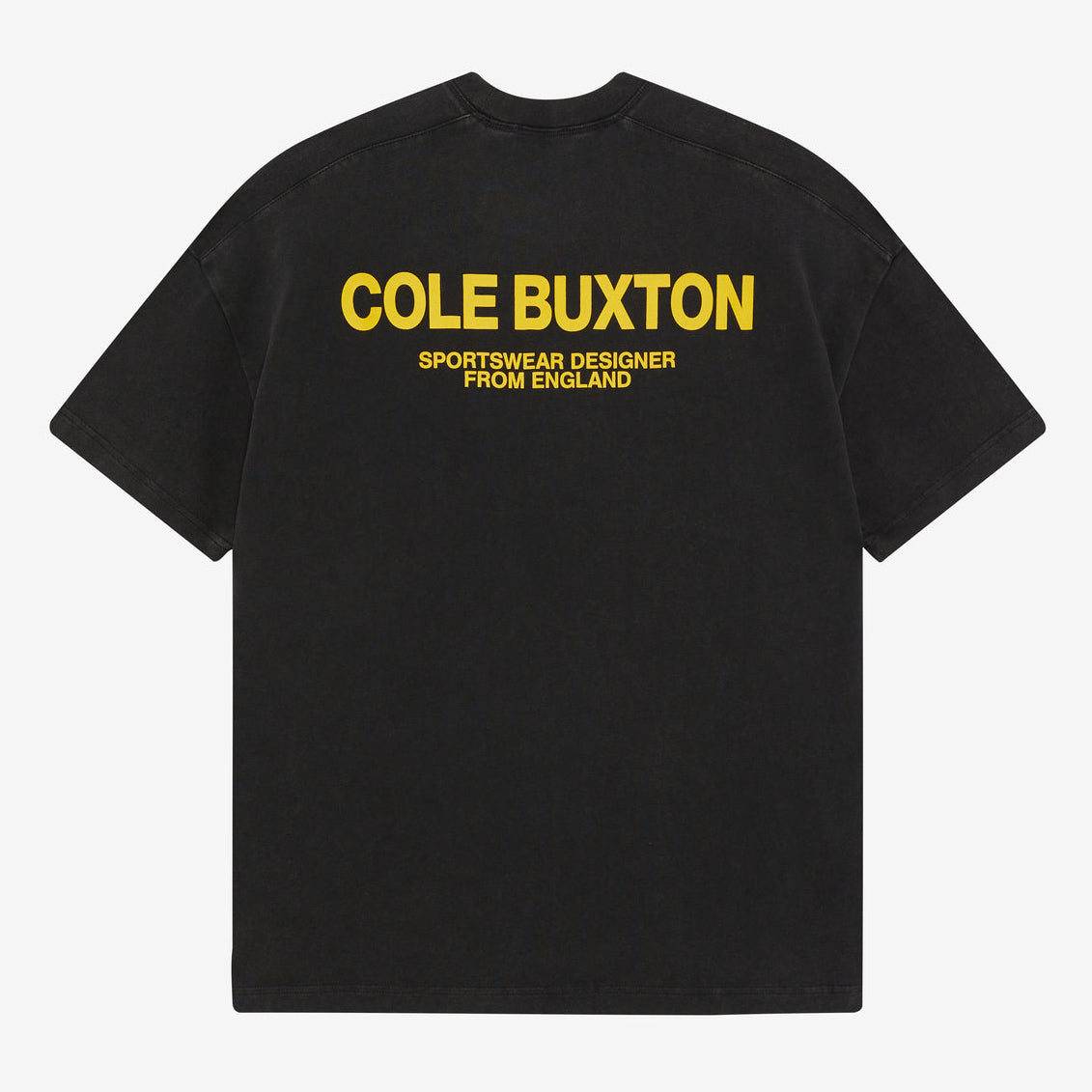 Cole Buxton Signature Tee Vintage Black Yellow - ORIGINALFOOK