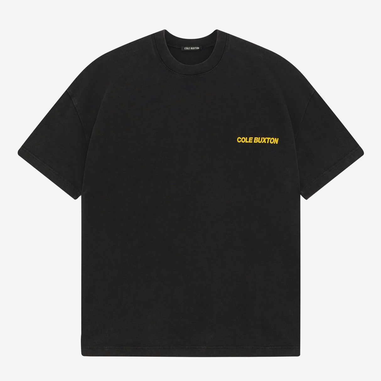 Cole Buxton Signature Tee Vintage Black Yellow - ORIGINALFOOK