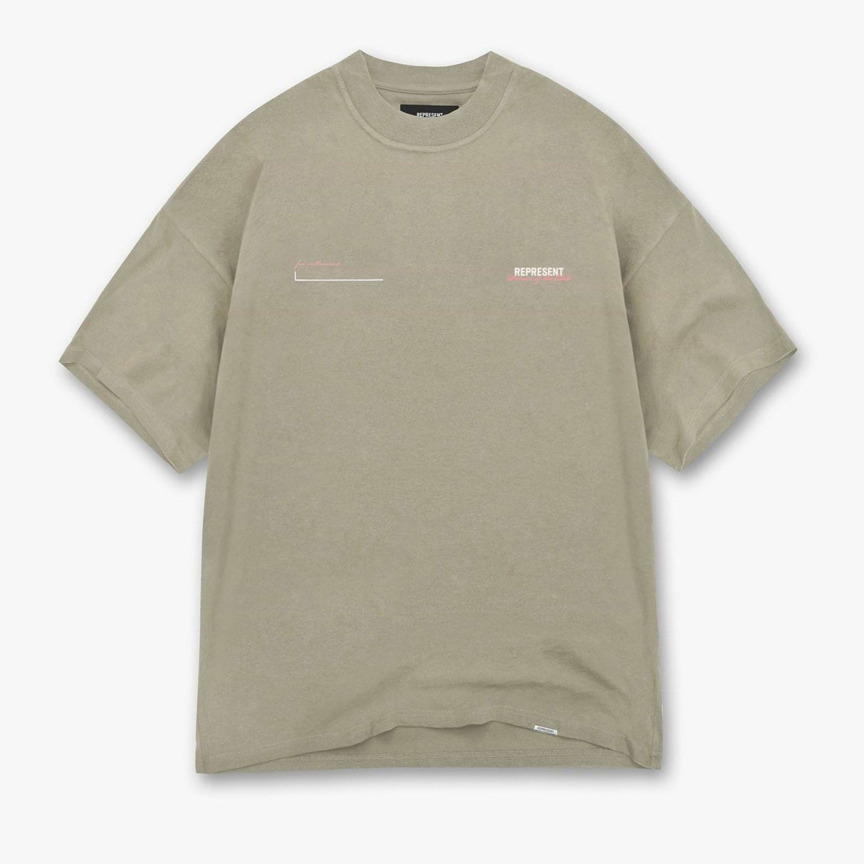 Represent Patron Of The Club Tee Khaki REPRESENT REPRESENT - originalfook singapore