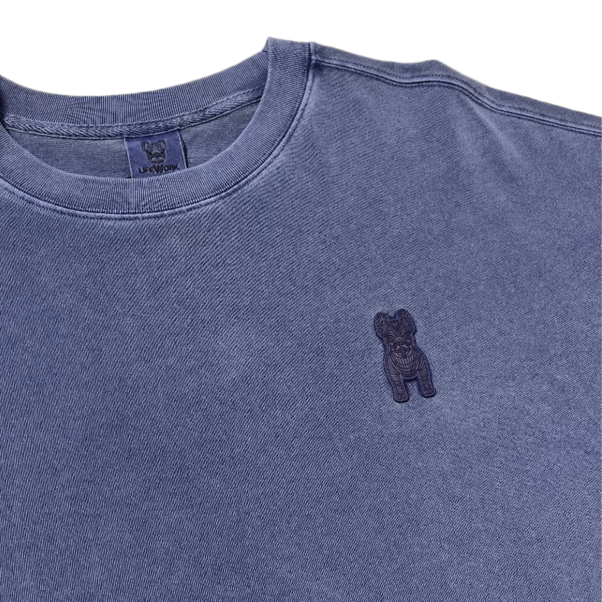 LifeWork Patch Logo Tee Navy - ORIGINALFOOK