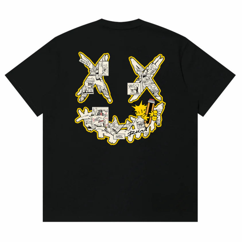 Rickyisclown X Boloo Limited Edition Comic Tee Black R37240813K O10 - ORIGINALFOOK