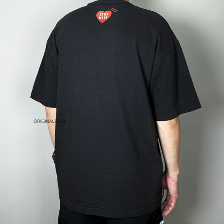 Human Made X KAWS Tee #1 Black HUMAN MADE HUMAN MADE - originalfook singapore