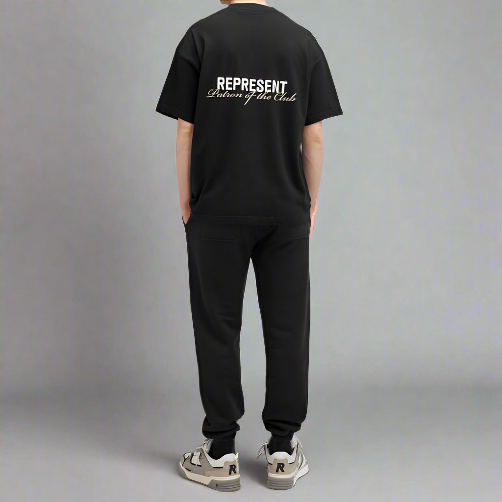 Represent Patron Of The Club Tee Black REPRESENT REPRESENT - originalfook singapore