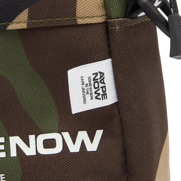 AAPE By Bathing Ape Nylon Small Messenger Bag Camo BATHING APE BATHING APE - originalfook singapore