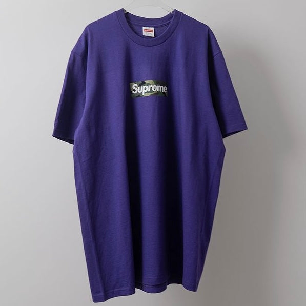 Supreme Camo Box Logo Tee Purple supreme supreme - originalfook singapore