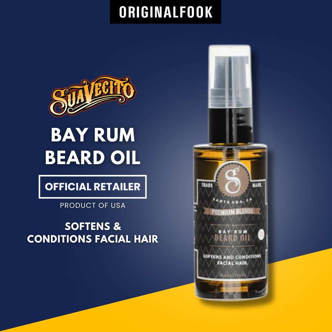 Suavecito Premium Blends Bay Rum Beard Oil SUAVECITO SUAVECITO - originalfook singapore