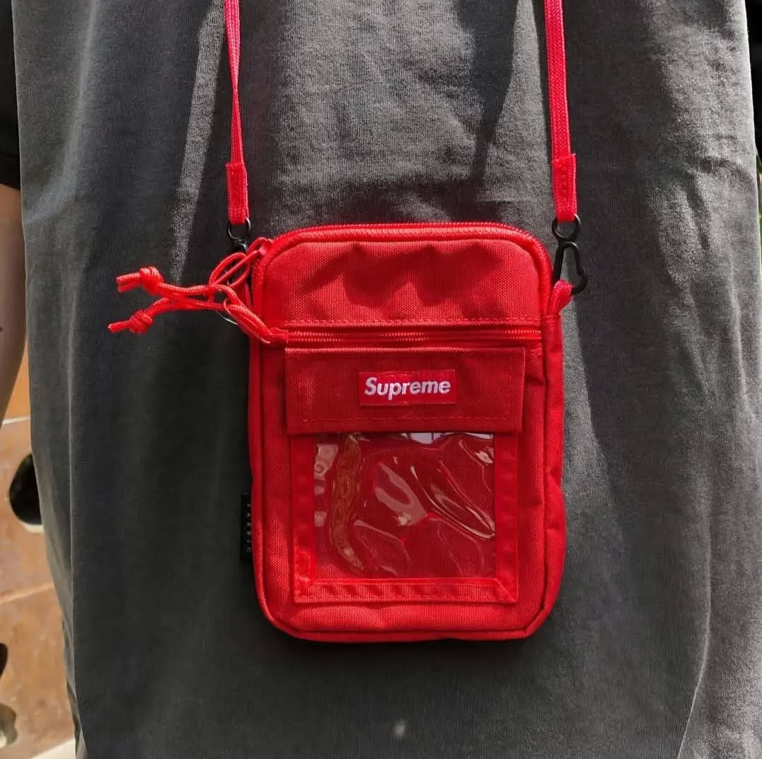 Supreme Utility Sling Pouch Red - ORIGINALFOOK