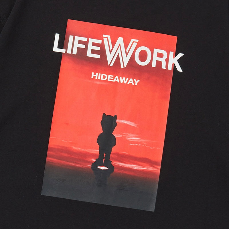LifeWork Mascot Artwork Tee Black LIFEWORK LIFEWORK - originalfook singapore