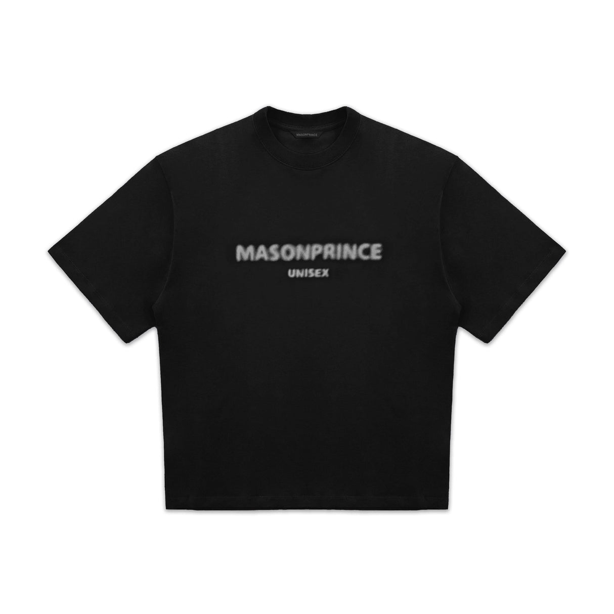 MASONPRINCE Classic Spray Logo Tee Black White MASONPRINCE MASONPRINCE - originalfook singapore