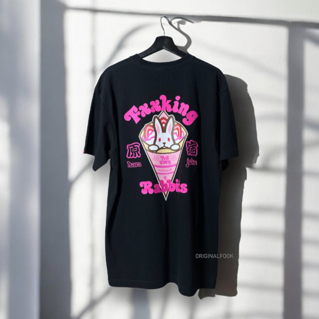 FR2 Bunny Crepe Tee Black (Japan Exclusive) - ORIGINALFOOK