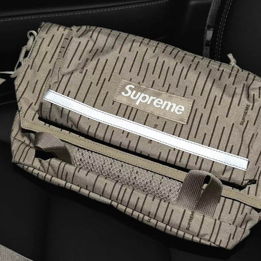 Supreme Reflective Waist Bag Tan SUPREME SUPREME - originalfook singapore