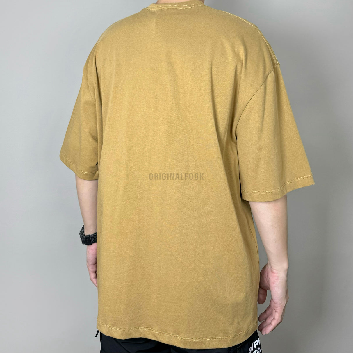 MASONPRINCE Classic Spray Logo Tee Brown MASONPRINCE MASONPRINCE - originalfook singapore