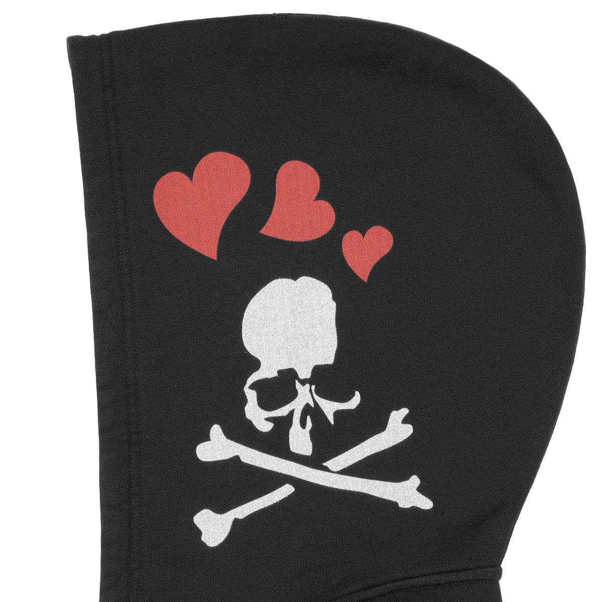 Mastermind World x Betty Boop Damaged Boxy Fit Hoodie Black Red - ORIGINALFOOK