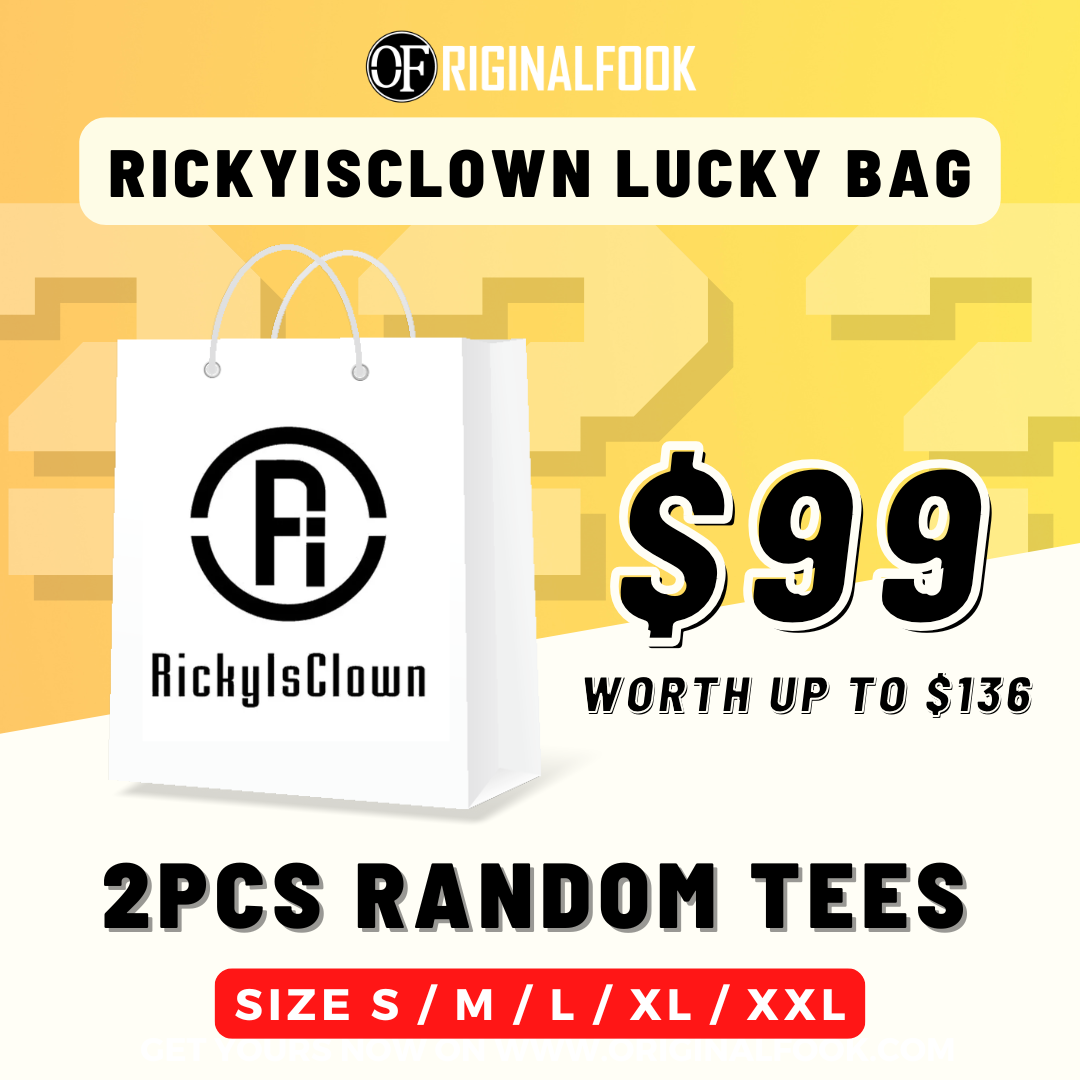 RICKYISCLOWN LUCKY BAG (Online Purchase Only) RICKYISCLOWN RICKYISCLOWN - originalfook singapore