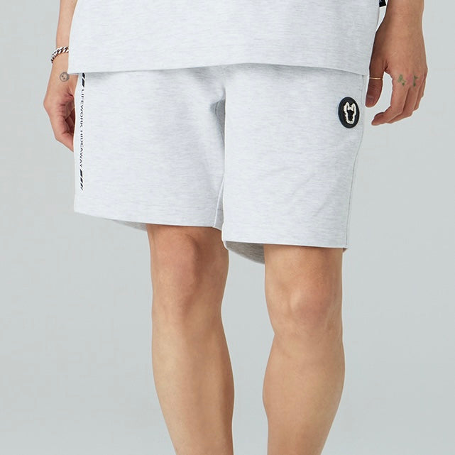 LifeWork Round Logo Shorts Black LIFEWORK LIFEWORK - originalfook singapore