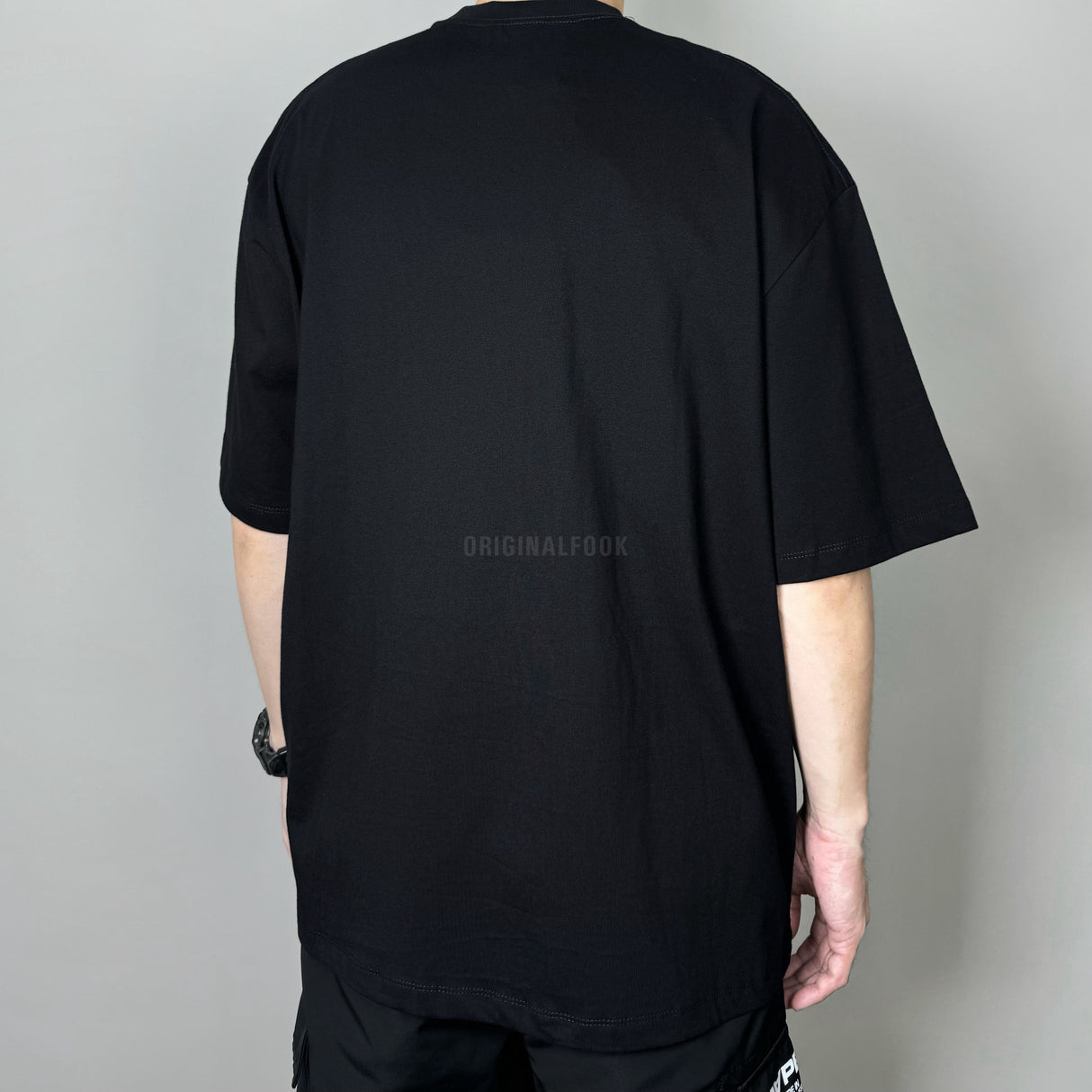 MASONPRINCE Haus Distressed Tee Black HUMAN MADE HUMAN MADE - originalfook singapore