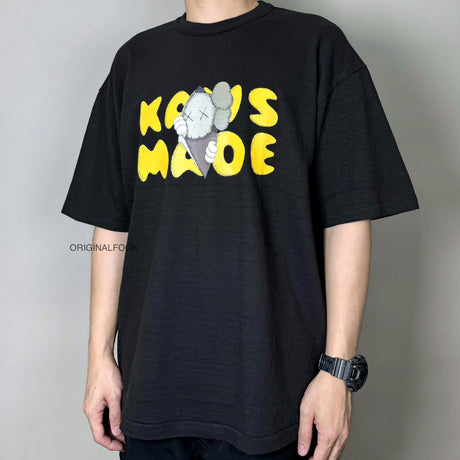 Human Made X KAWS Tee #1 Black HUMAN MADE HUMAN MADE - originalfook singapore