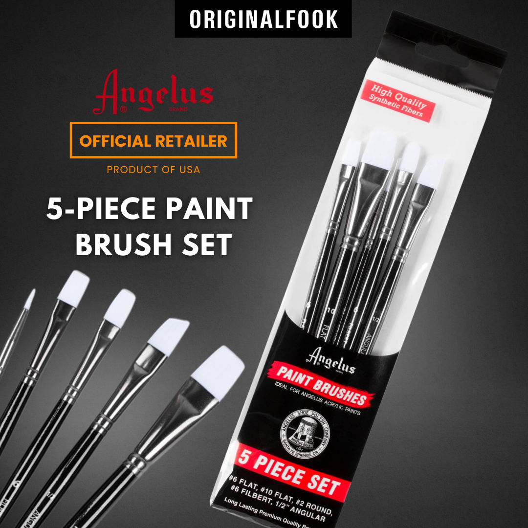 Angelus 5 Piece Paint Brush Set ANGELUS ANGELUS - originalfook singapore