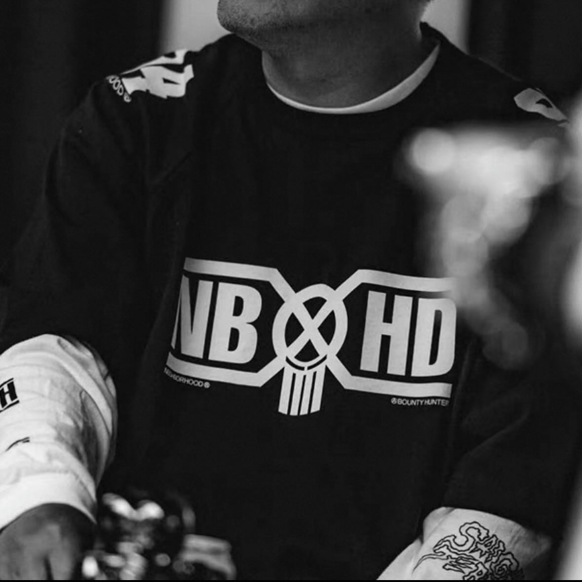 Neighborhood X Bounty Hunter x Russell Athletics Tee - ORIGINALFOOK