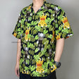 Human Made X KAWS Aloha Shirt Black HUMAN MADE HUMAN MADE - originalfook singapore
