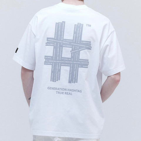 Been Trill Reflective Tape Logo Tee White
