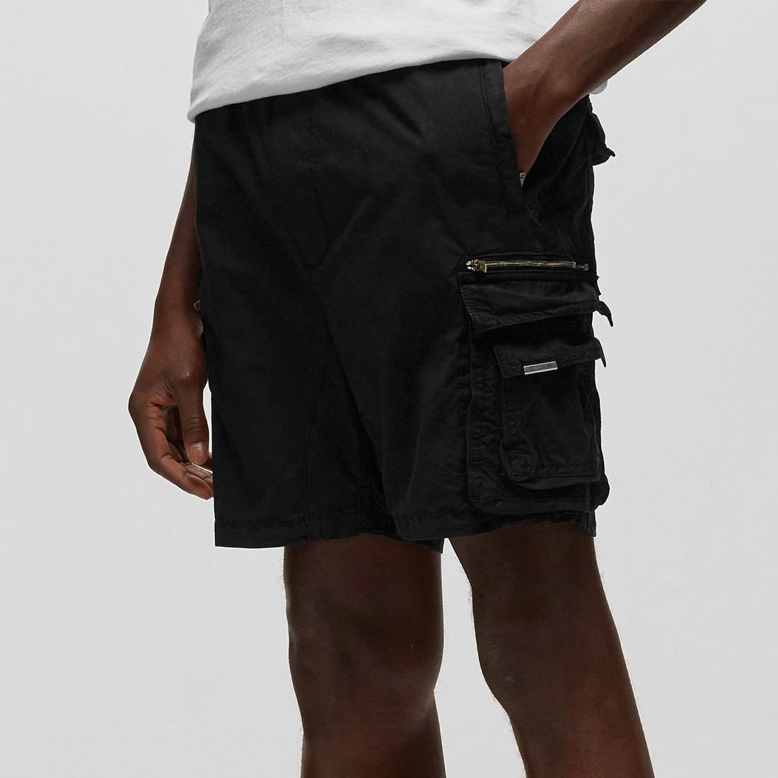 Represent Cargo Shorts Black REPRESENT REPRESENT - originalfook singapore