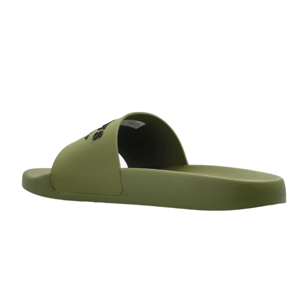 AllSaints Underground Logo Slides Khaki ALLSAINTS ALLSAINTS - originalfook singapore