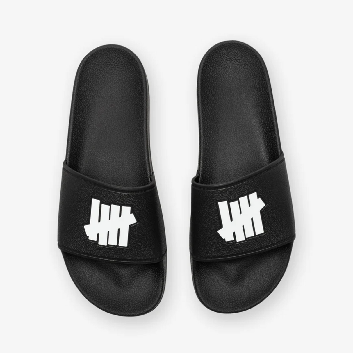 Undefeated Signature Logo Slide Black UNDEFEATED UNDEFEATED - originalfook singapore