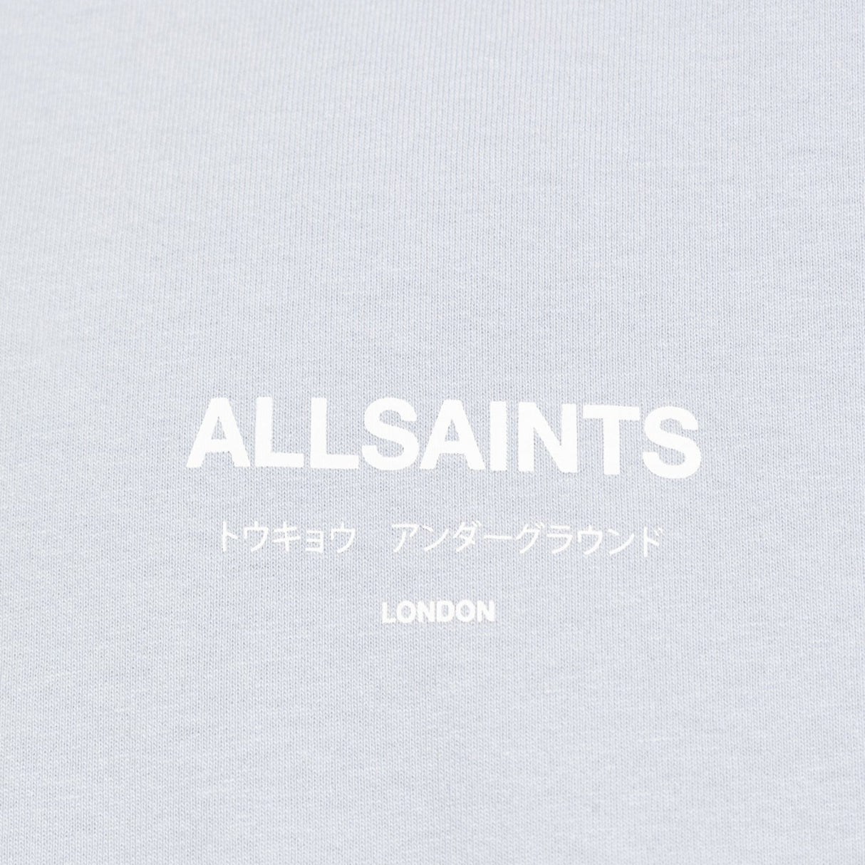 Allsaints Underground Logo Tee Willow Blue ALLSAINTS ALLSAINTS - originalfook singapore