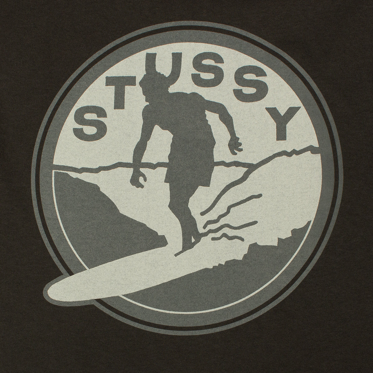 Stussy Surf Club Tee Black - ORIGINALFOOK