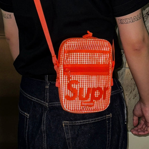 Supreme Reflective Shoulder Bag Orange supreme supreme - originalfook singapore