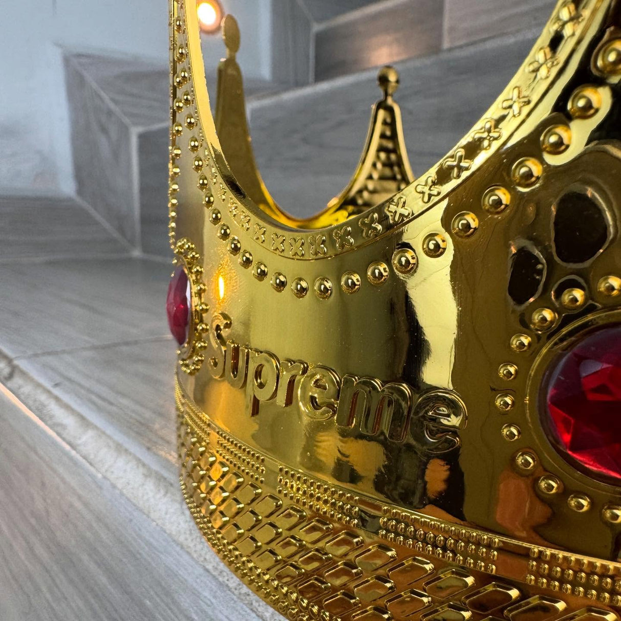 Supreme Gold Crown Hat - ORIGINALFOOK