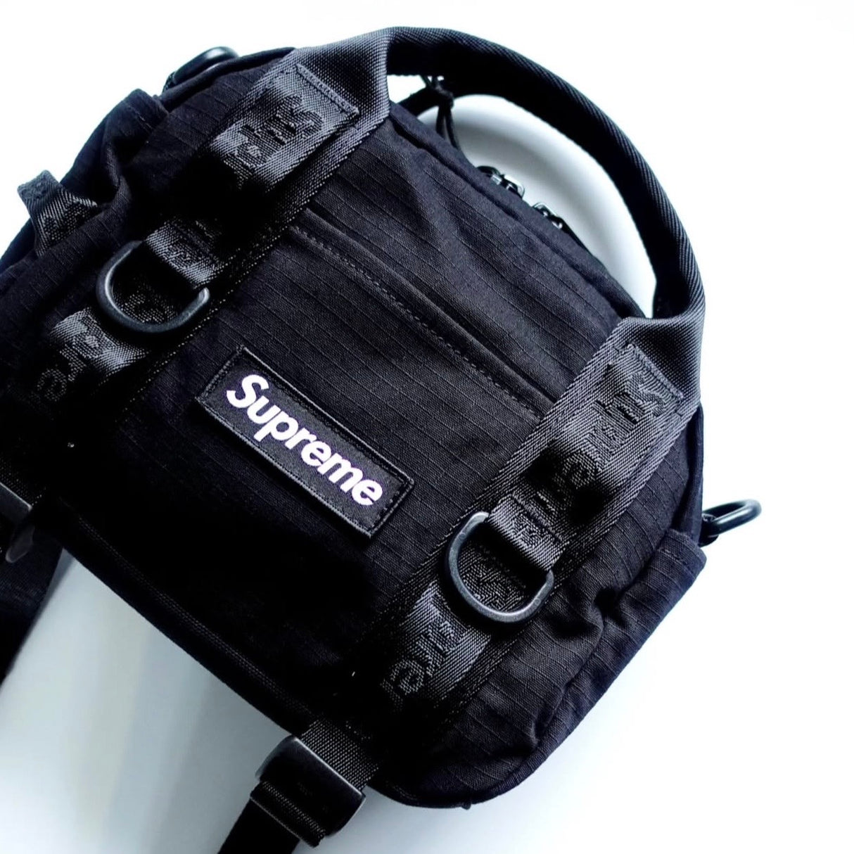 Supreme Box Logo Mini Duffle Bag Black - ORIGINALFOOK