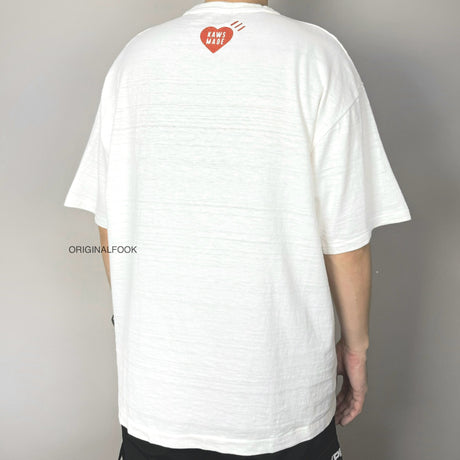Human Made X KAWS Tee #4 White HUMAN MADE HUMAN MADE - originalfook singapore
