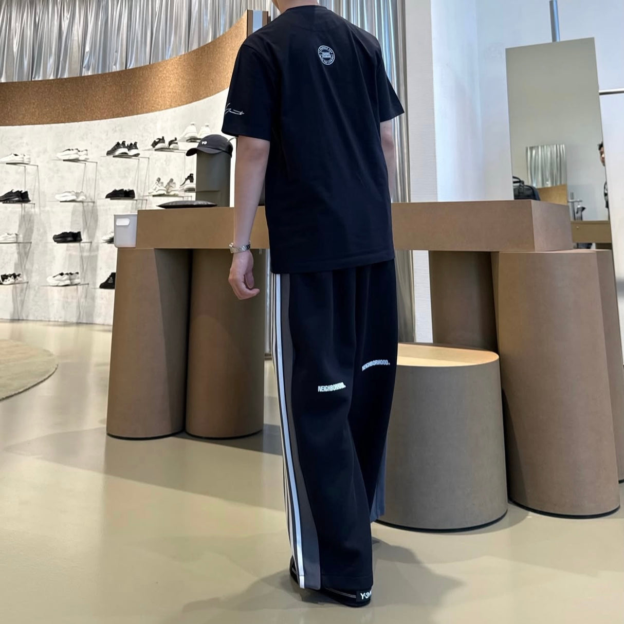 Neighborhood X Y-3 X Logo Tee Black