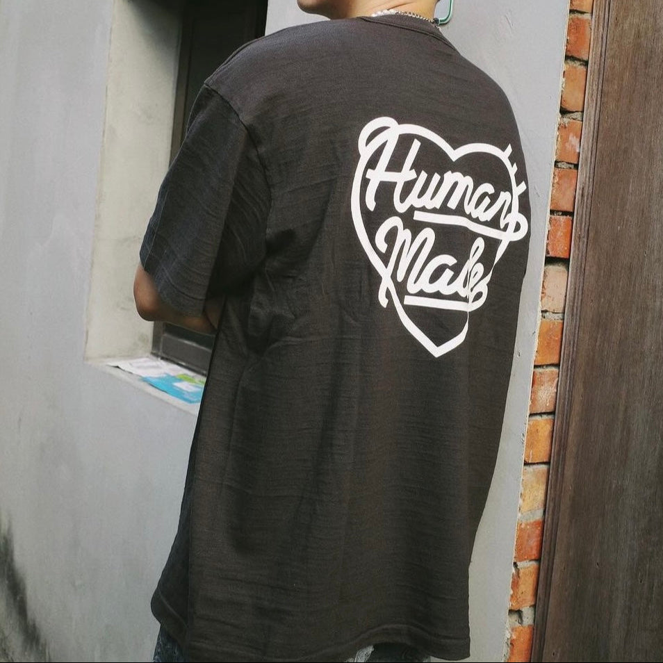 Human Made Heart Pocket Tee Black HUMAN MADE HUMAN MADE - originalfook singapore