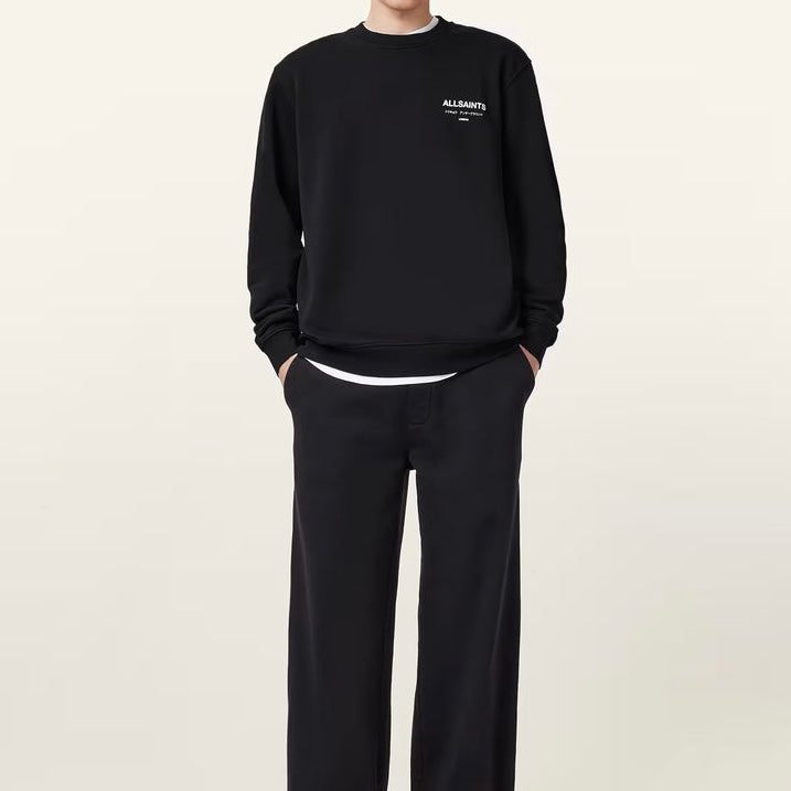 AllSaints Underground Logo Sweatshirt Black