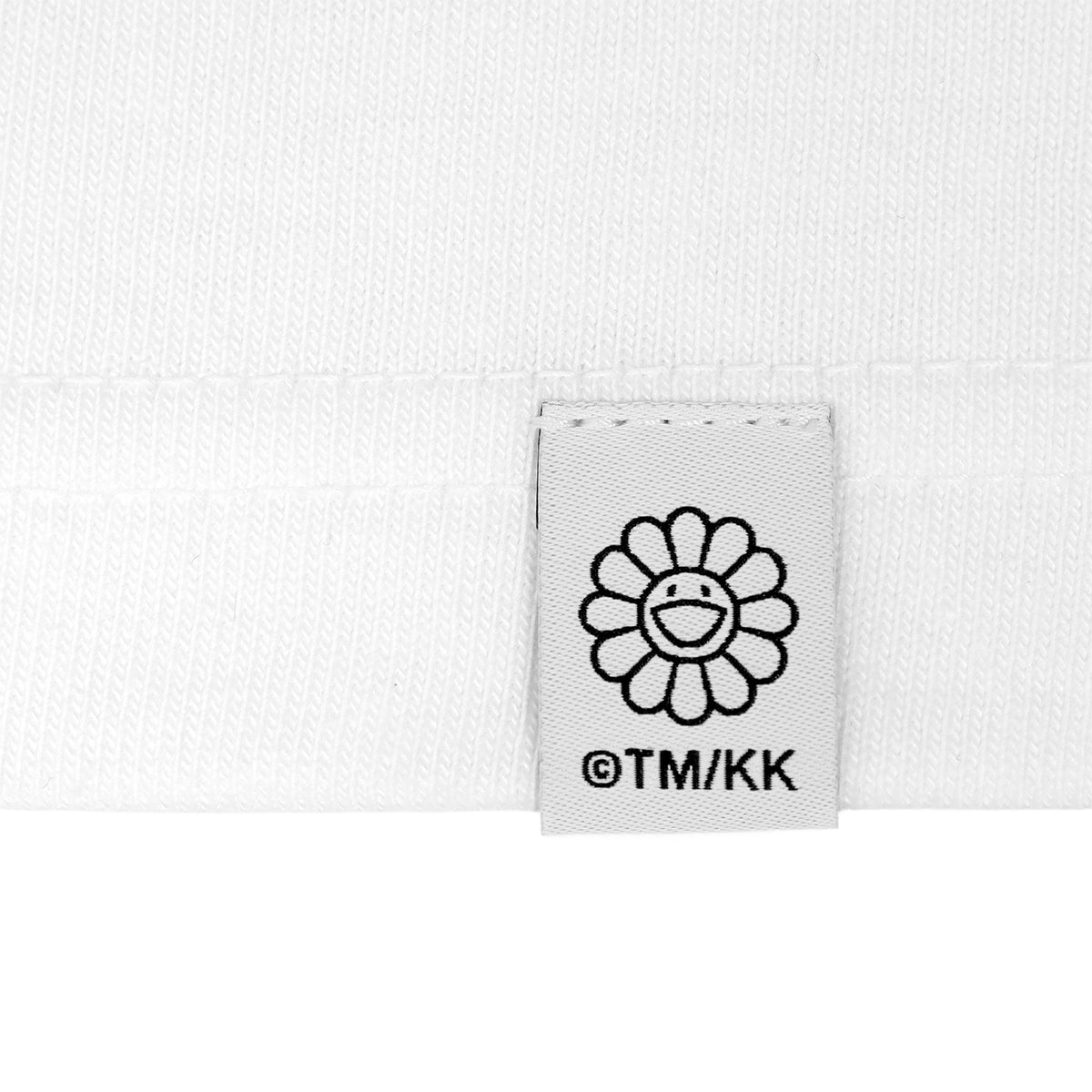 Takashi Murakami Embroidered Patch Sakura Flower Tee White TAKASHI MURAKAMI TAKASHI MURAKAMI - originalfook singapore