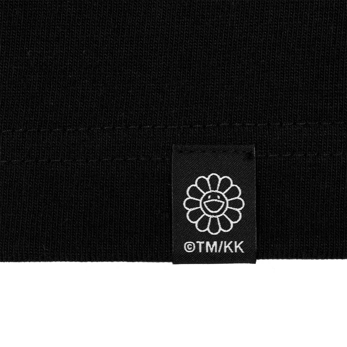 Takashi Murakami Embroidered Patch Sakura Flower Long Sleeve Tee Black TAKASHI MURAKAMI TAKASHI MURAKAMI - originalfook singapore