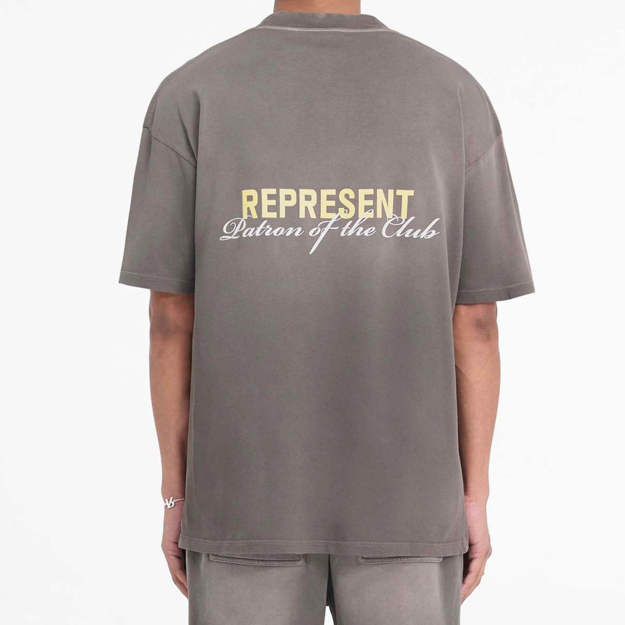 Represent Patron Of The Club Tee Washed Olive REPRESENT REPRESENT - originalfook singapore
