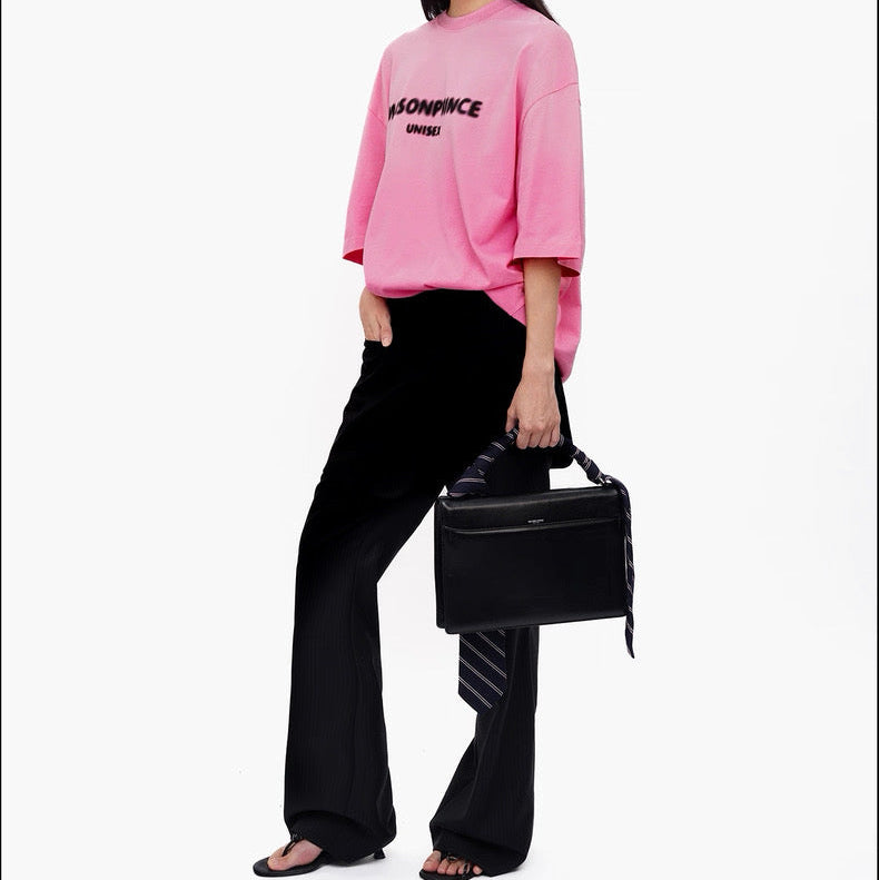 MasonPrince Classic Spray Logo Tee Faded Pink - ORIGINALFOOK