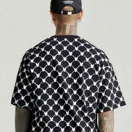 LifeWork Korea Monogram Tee Black lifework lifework - originalfook singapore