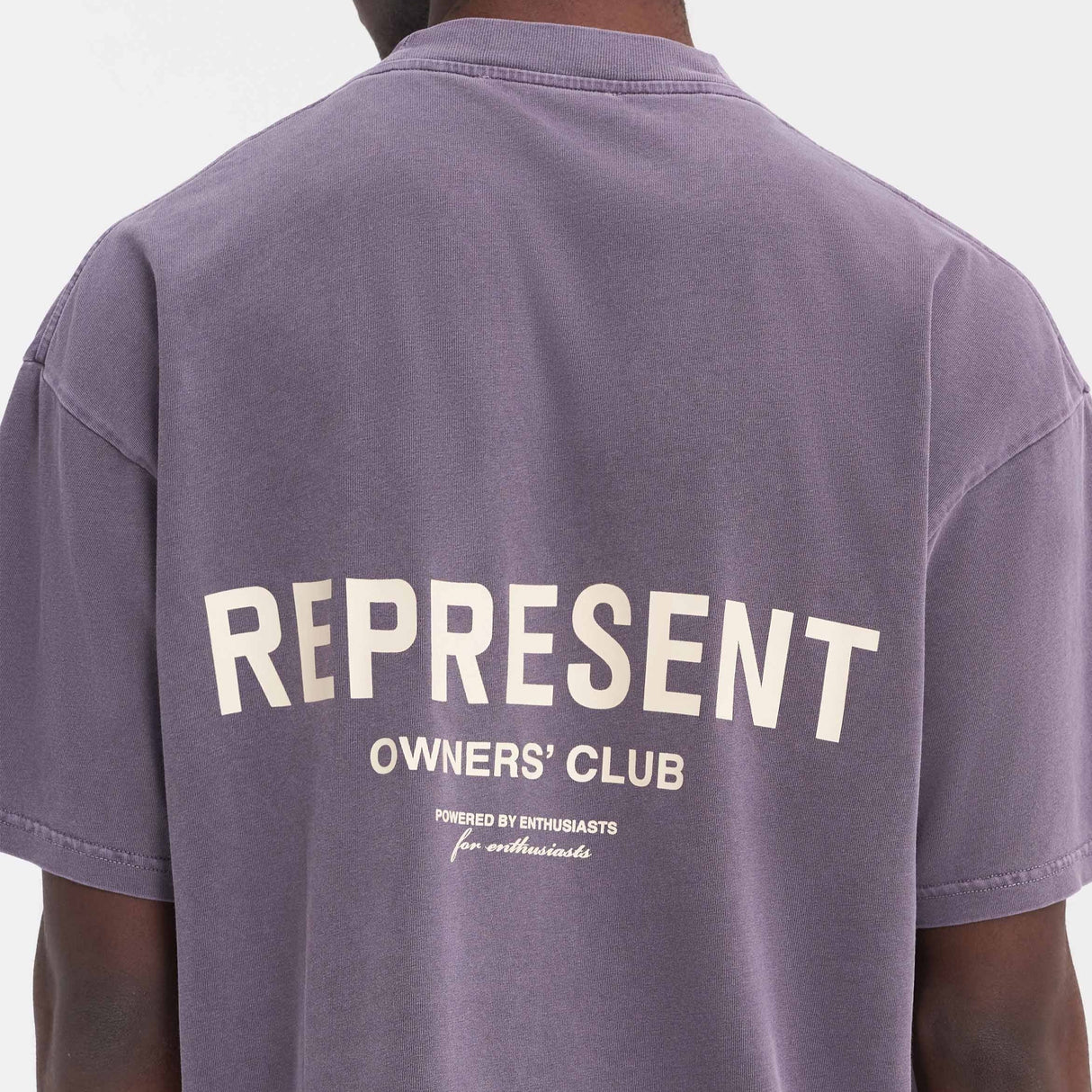 Represent Owners Club Logo Tee Vintage Violet REPRESENT REPRESENT - originalfook singapore
