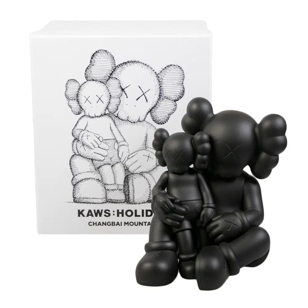 KAWS Holiday Changbai Mountain Figure Black KAWS KAWS - originalfook singapore