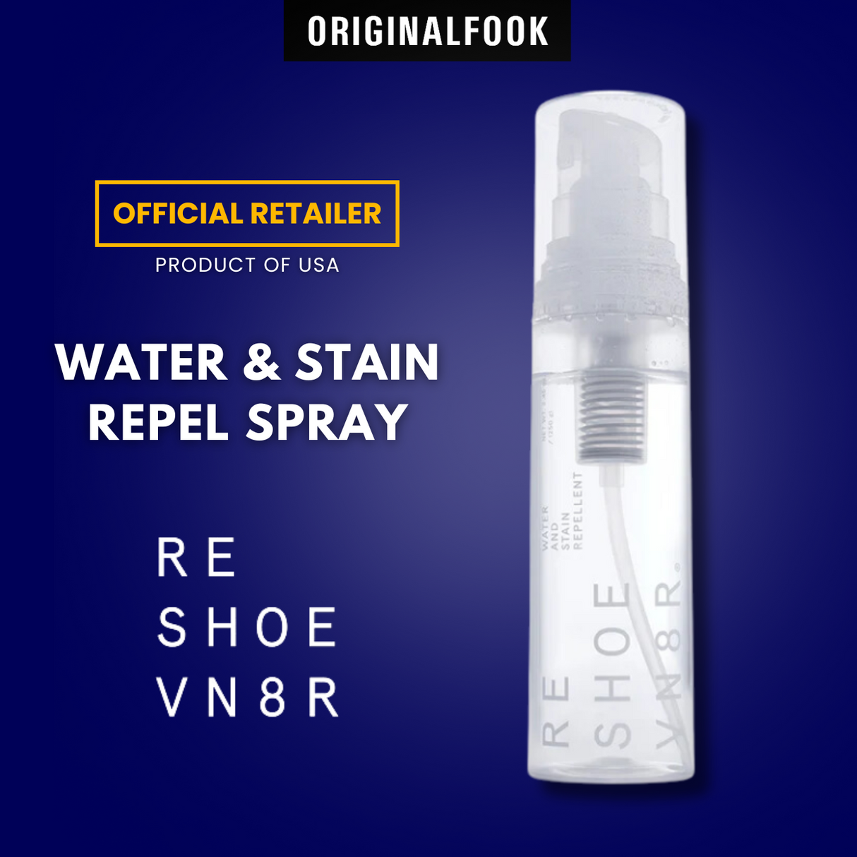 Reshoevn8r Water & Stain Shoe Repel Pump Spray RESHOEVN8R RESHOEVN8R - originalfook singapore