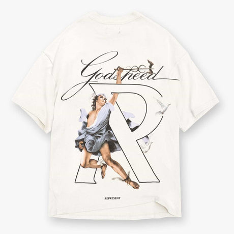 Represent Hermes Tee Flat White REPRESENT REPRESENT - originalfook singapore