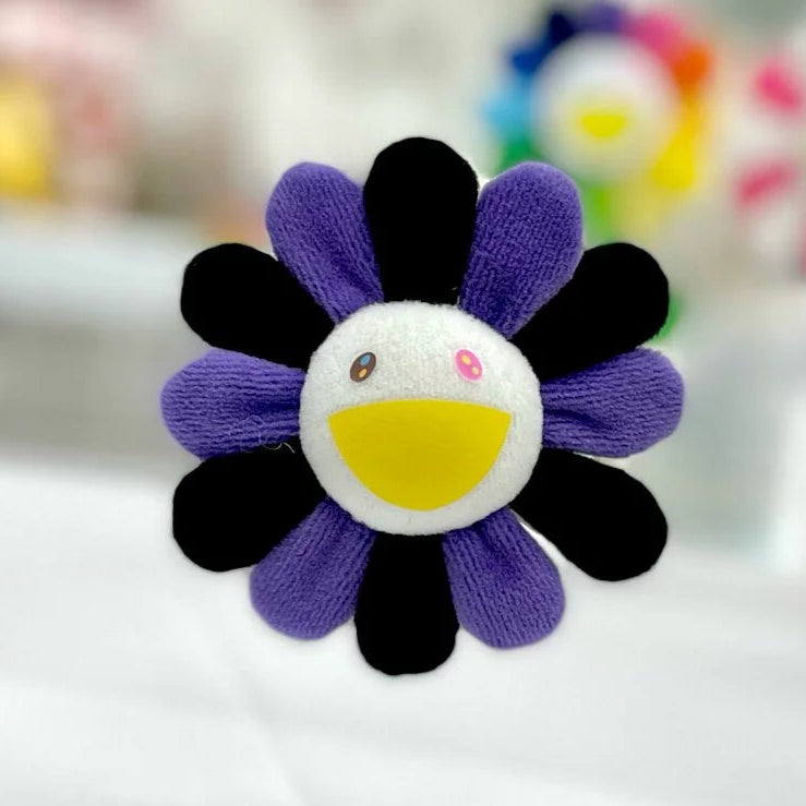Takashi Murakami Kaikai Kiki Flower Plush Badge/Keychain/Pin Purple TAKASHI MURAKAMI TAKASHI MURAKAMI - originalfook singapore