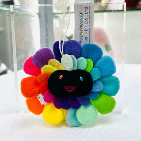 Takashi Murakami Kaikai Kiki Mononoke Flower Plush Keychain TAKASHI MURAKAMI TAKASHI MURAKAMI - originalfook singapore