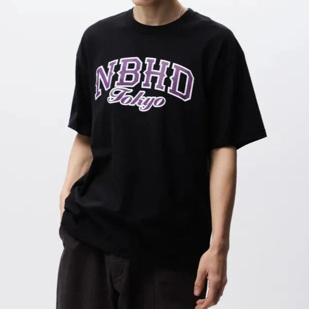 Neighborhood NH-11 Tee Black NEIGHBORHOOD NEIGHBORHOOD - originalfook singapore